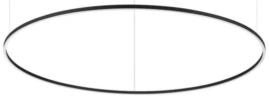 Ideal Lux - Lustră LED suspendată pe cablu ORACLE SLIM LED/83W/230V 4000K, Ø 150 cm, neagră