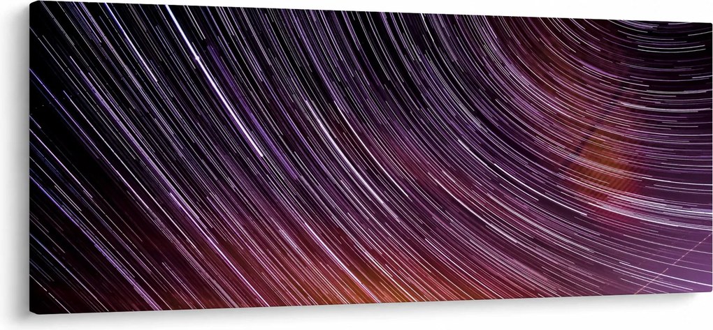 Tablou cu stele șterse pe cer (120x50 cm)