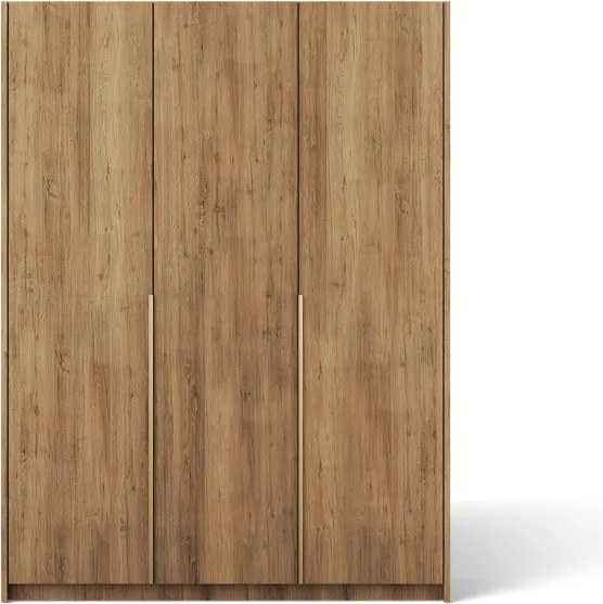 Dulap Bregma III cu uși batante – 2 uși – 148x58x204 cm – Stejar Artisan – Varianta 2