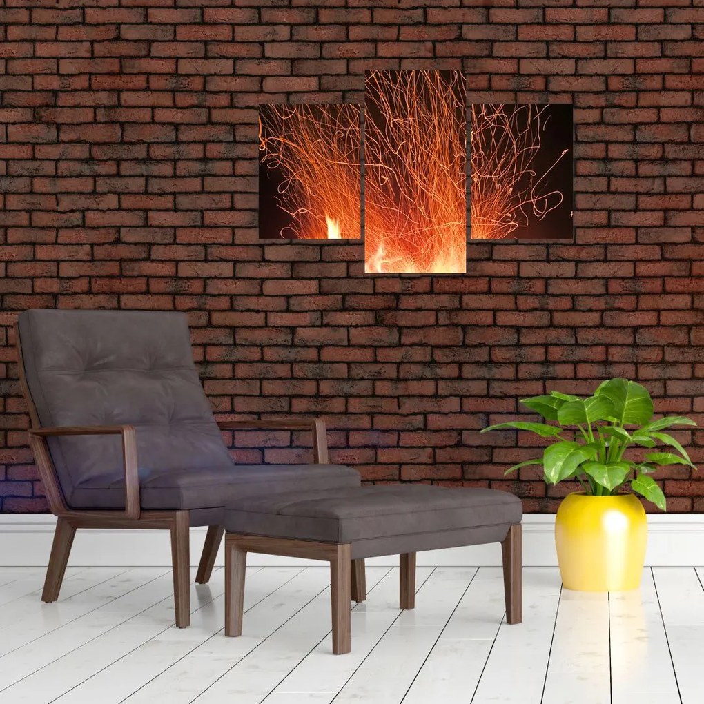 Tablou cu focul (90x60 cm)