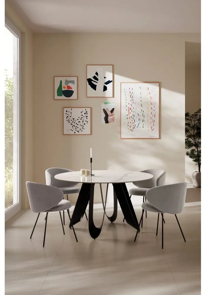 Masă de dining rotundă ø 135 cm Aila – Marckeric