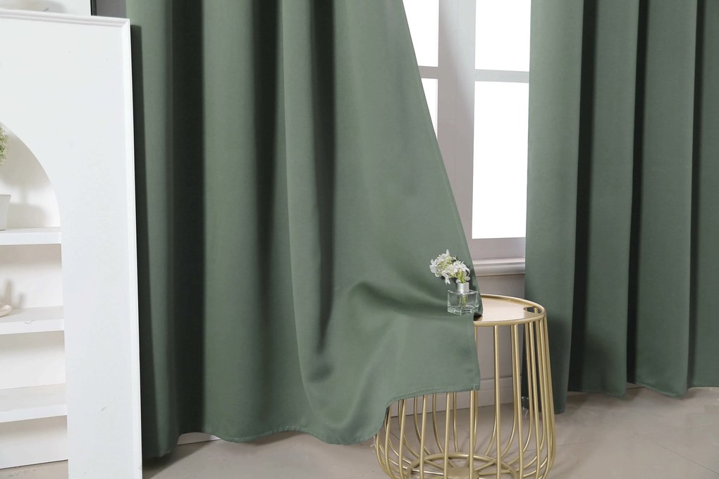 Draperie OXFORD verde-gri 140x250 cm Agatat: Rejansa