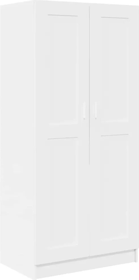 vidaXL Șifonier, alb, 82,5x51,5x180 cm, lemn prelucrat