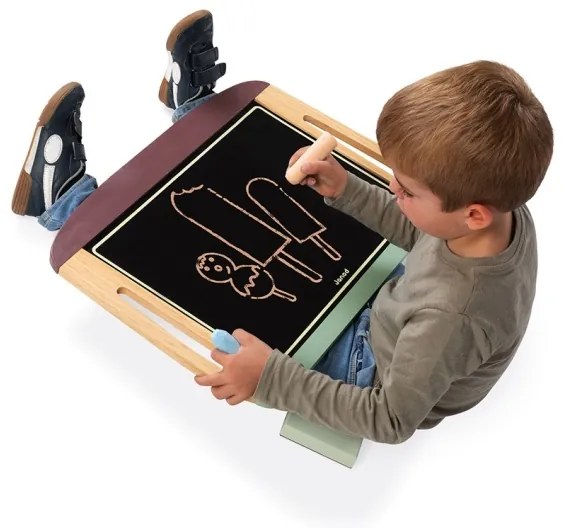 Janod - Tablă magnetică de birou verde/maro