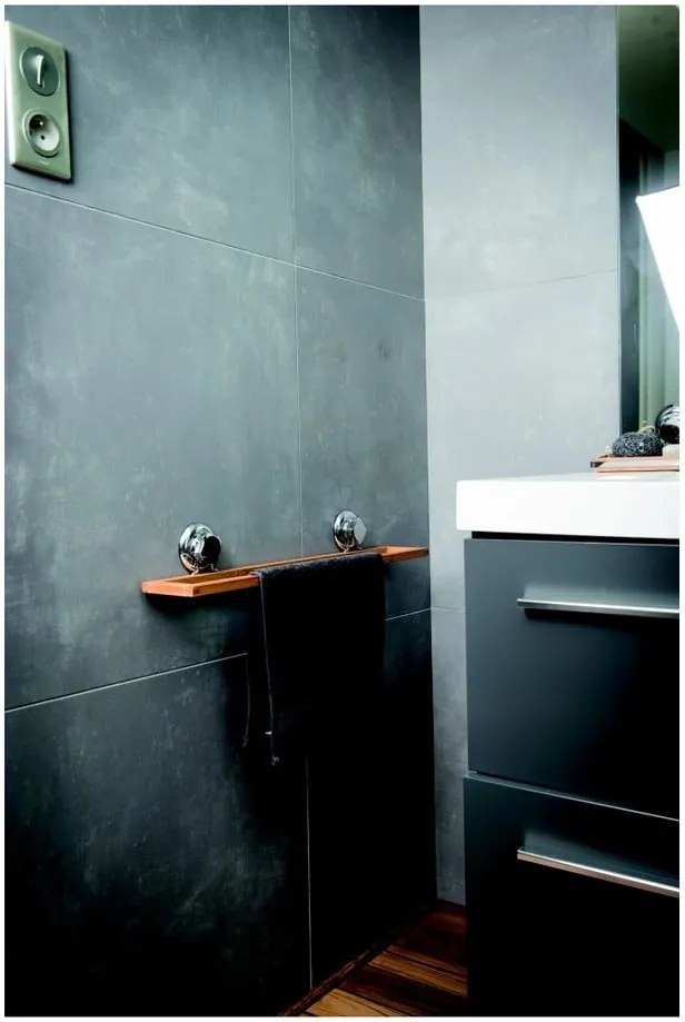 Suport din bambus pentru prosoape Compactor Spa