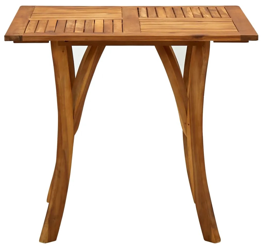 Set mobilier pentru gradina, 3 bucati, lemn masiv de acacia Patrat, 3