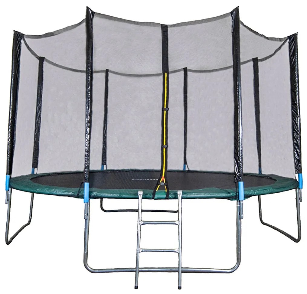 Trambulina si Plasa de Siguranta Sportmann 430 cm, Verde