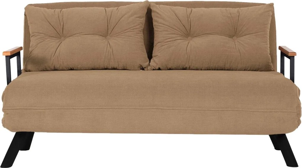 Canapea extensibila 2 locuri, Atelier del Sofa, 859FTN2870, Maro deschis