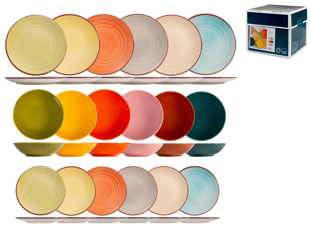 Serviciu de masa Cocoon 18 piese din ceramica