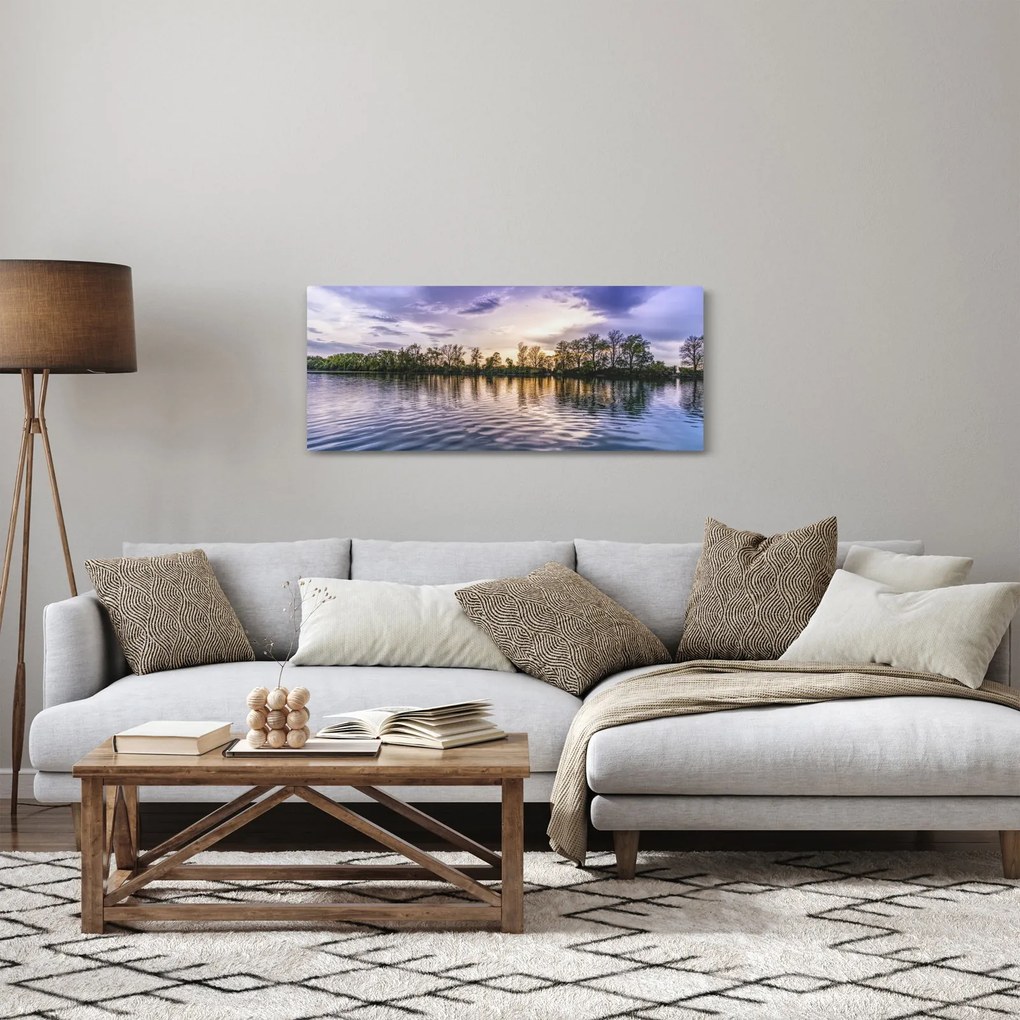 Tablou cu lac (120x50 cm)