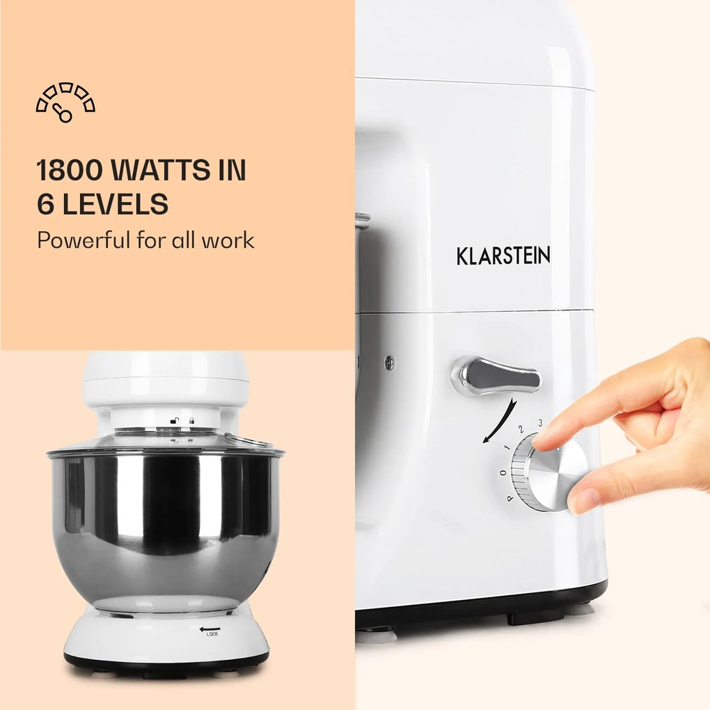 Klarstein Bella, robot de bucătărie, 1800 W, 5,2l