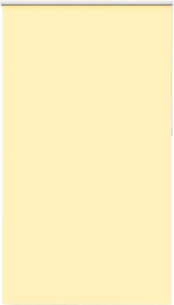 vidaXL Jaluzea cu rolă opaca Galben 135x210 cm Latime material 131,6 cm