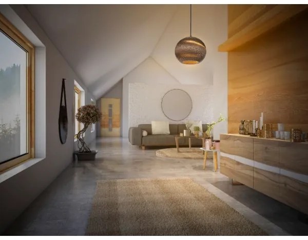 Lustră pe cablu Ledvance DECOR CARDBOARD 1xE27/15W/230V d. 26 cm