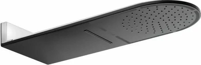 Palarie de dus montare pe perete Kludi A-QA Rain 250 mm 2 jeturi negru