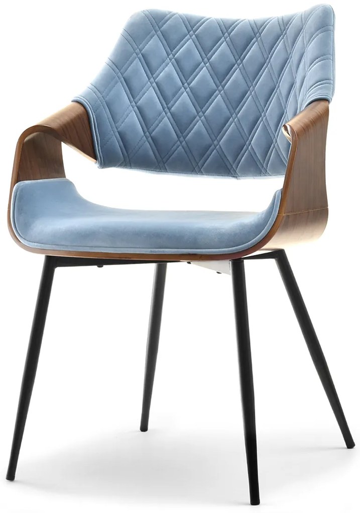 Scaun Rolf K (albastru + negru). Promo -30%. 1111257