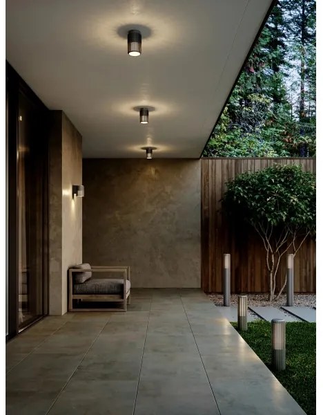 Plafonieră de exterior Nordlux ALUDRA 1xE27/15W/230V antracit