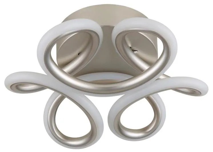 Plafonieră LED Globo 67386-24S MELISAND 24W/230V d. 26 cm crom mat