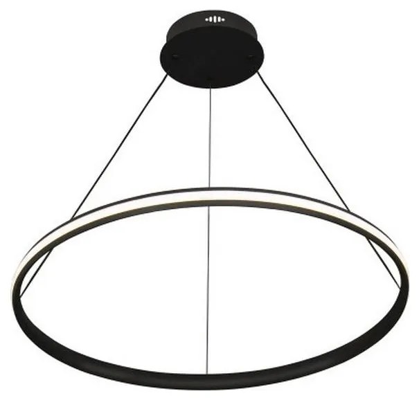 Lustră LED dimmabilă suspendată pe cablu, 55 W, 230 V, 3000–6500 K, Ø 60 cm, cu telecomandă