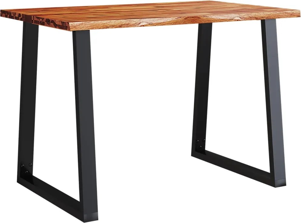 vidaXL Masă de bucătărie, 110x70x75 cm, lemn masiv de acacia