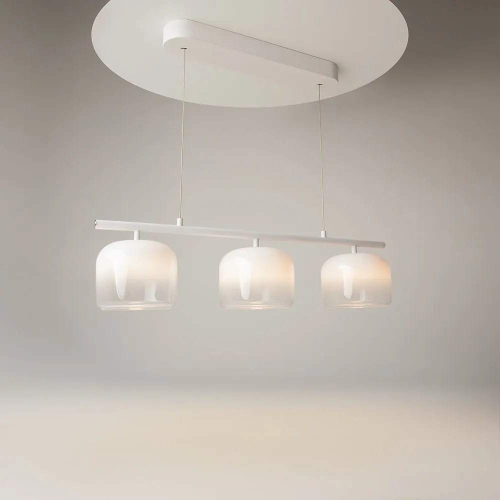 Lustra LED design modern Spirito alb