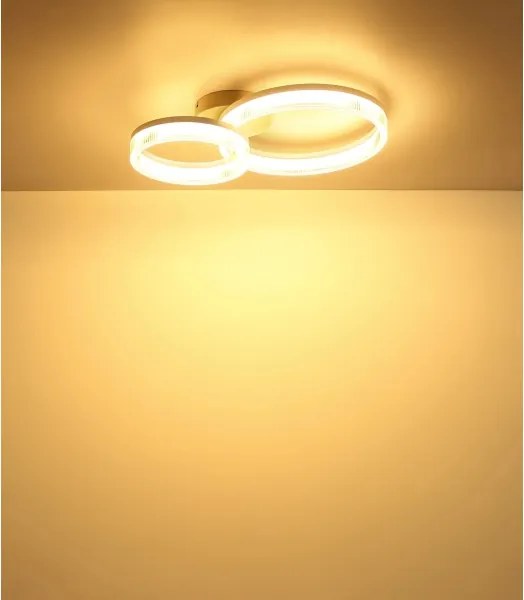 Globo 48046D2 - Plafonieră LED ZARA - 24W, 230V, 3000K, 33x50 cm