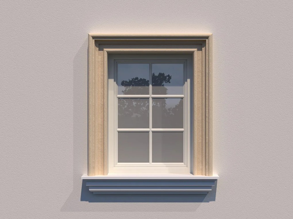 Ancadrament fereastra exterior FP145 DNZ120 dimensiuni 120x95x2000mm