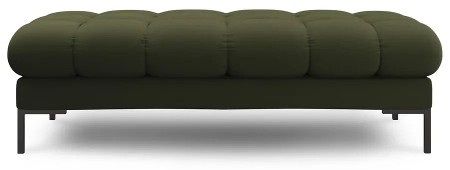 Bancă verde capitonată Bali – Cosmopolitan Design