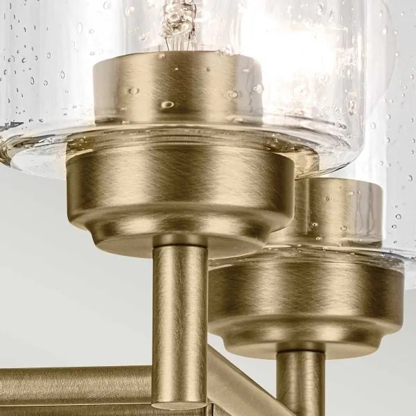 Lampă de perete Kichler KL-WINSLOW-2W-NBR WINSLOW 2xE27/60W/230V alamă