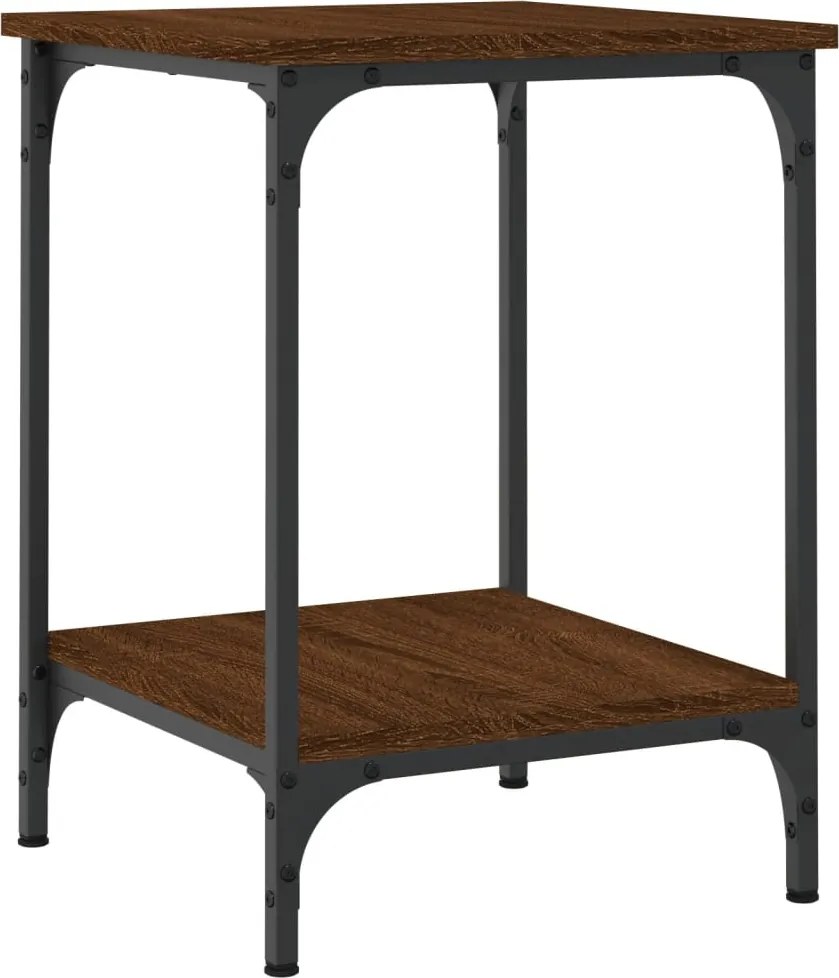 vidaXL Măsuță de cafea, stejar maro, 40x40x55 cm, lemn prelucrat