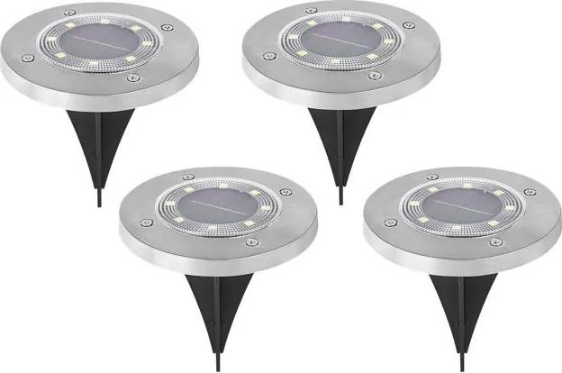 Set de 4 lămpi solare LED CLAVO LED/1xAAA, cu senzor, 4000K, IP44, 300 mAh