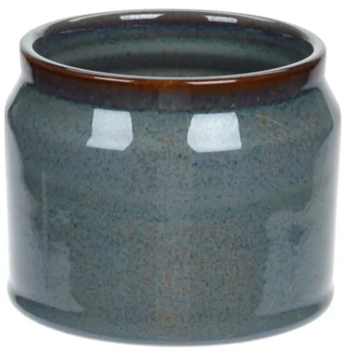 Ghiveci Senses din portelan albastru 11x9 cm
