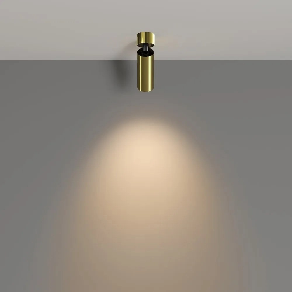Spot LED aplicat directionabil design tehnic Focus alama 3000K