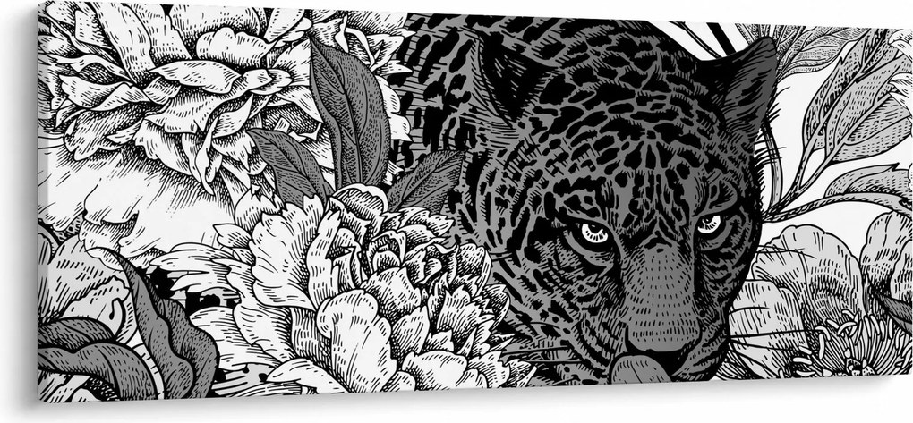 Tablou - Grădină exotică (120x50 cm)