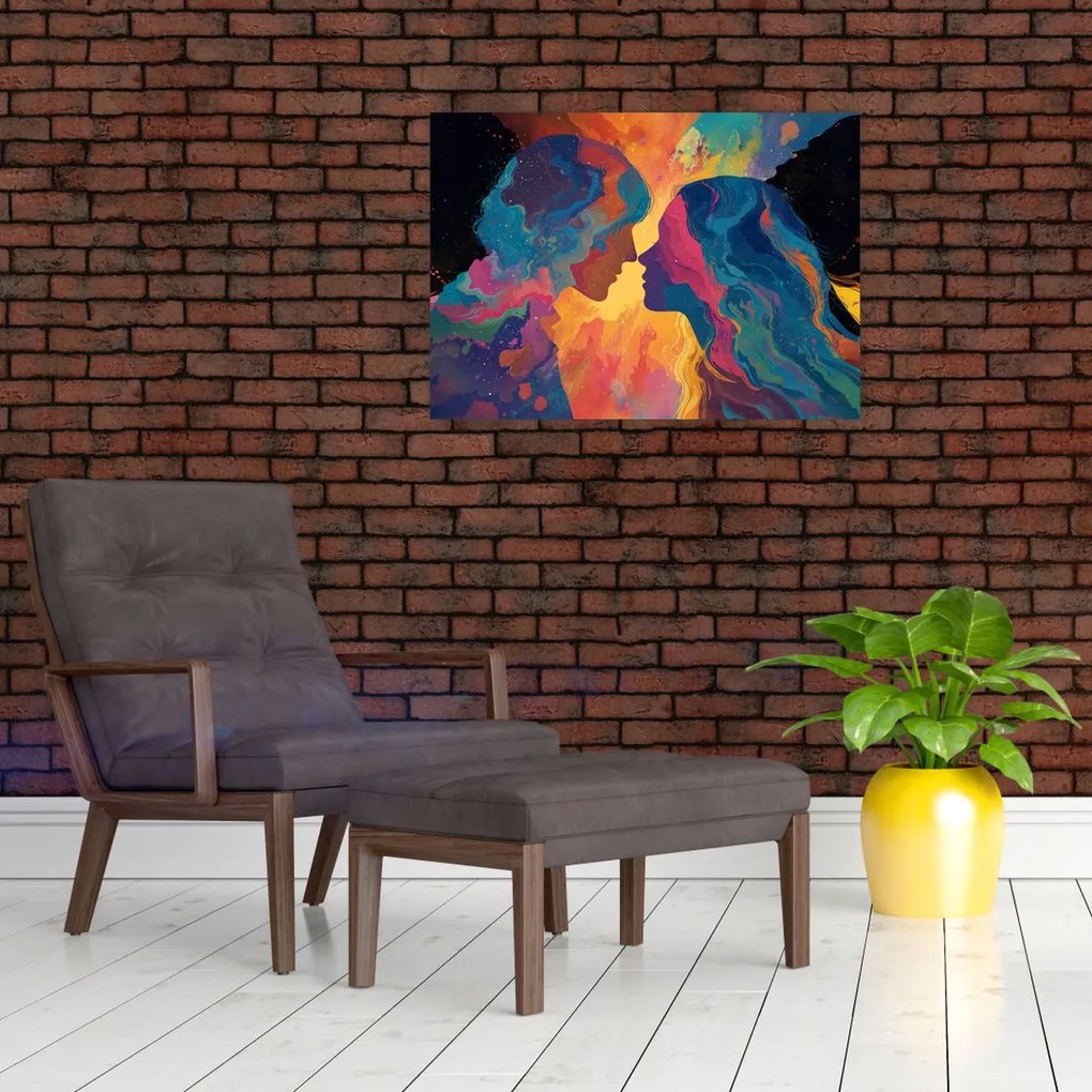 Tablou - Dragoste cosmică (70x50 cm)