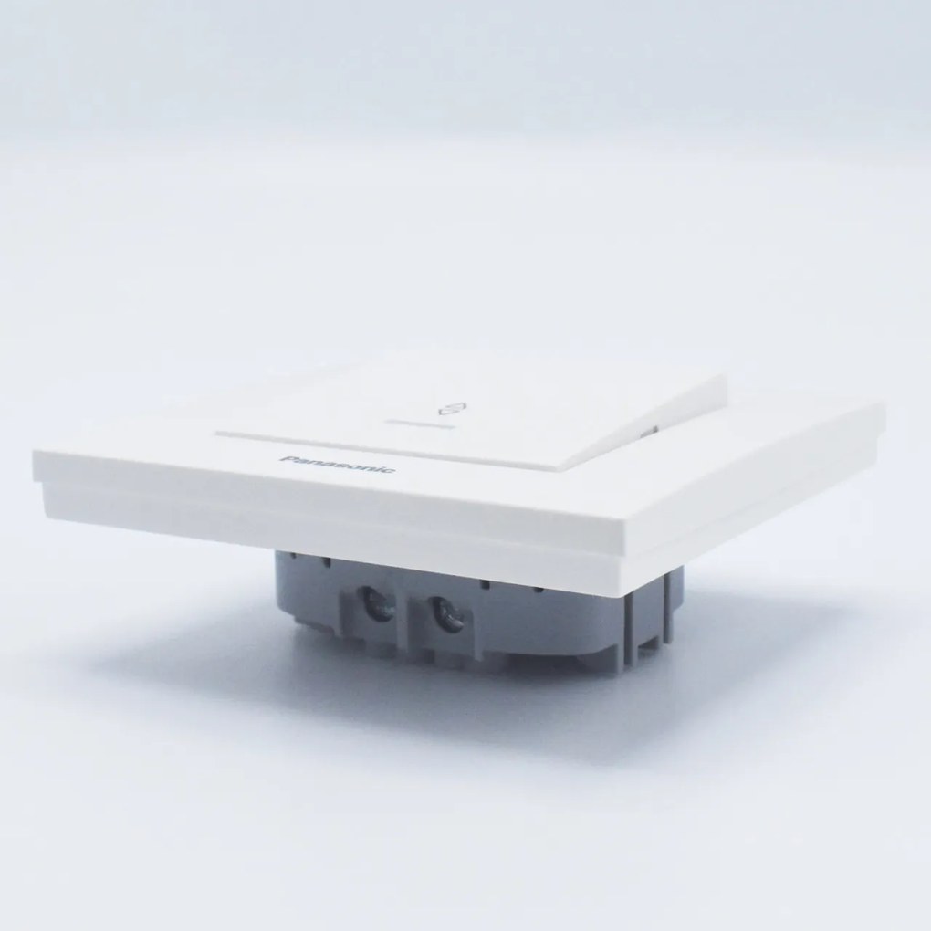 Intrerupator cap scara cu led Karre Plus Panasonic, ST, alb
