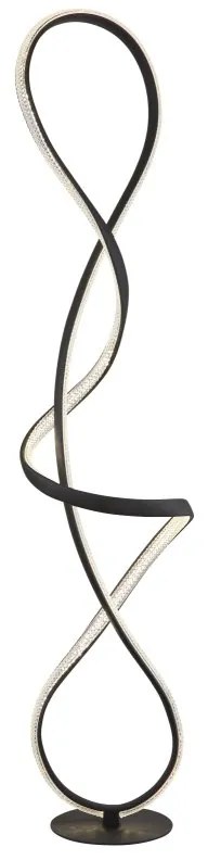 Lampadar LED 4000K SWIRL negru