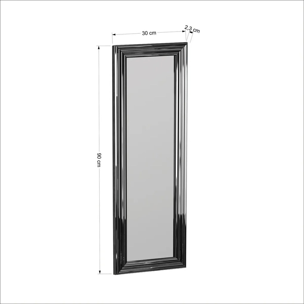 Oglindă Boss Silver 30 x 90 cm