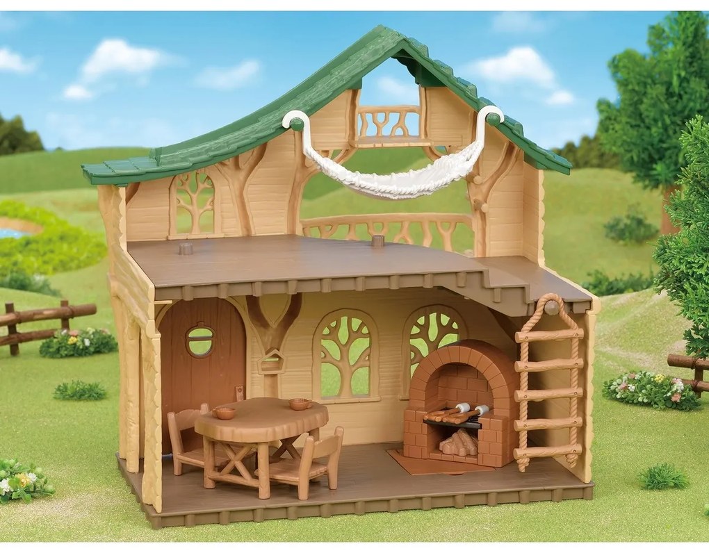 Sylvanian families 5451 - cabană cu mobilă