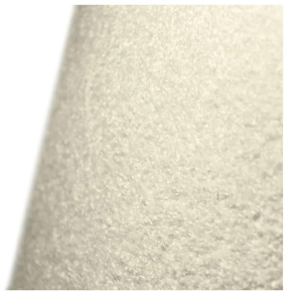 Fotoliu bean bag gri deschis cu tapițerie din țesătură bouclé Seat Lounge – SLOWDOWN