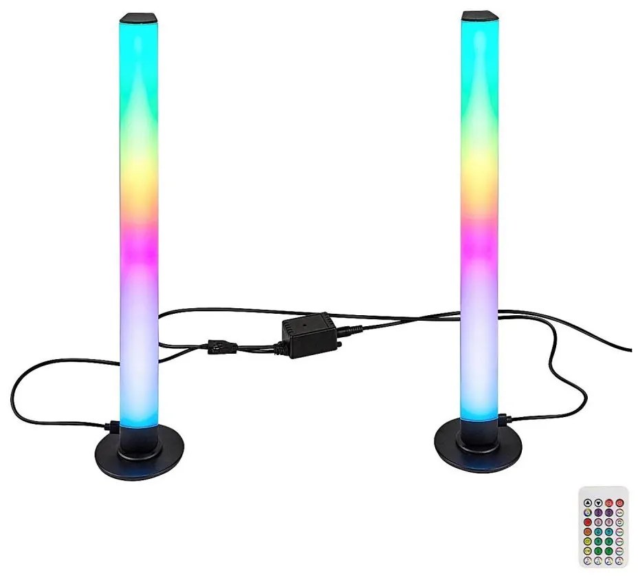 SET 2x lampă LED RGB dimabilă de masă Rabalux 76014 PACO LED/5W/5V