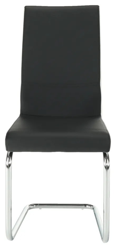 Scaun de sufragerie Nacton (negru + alb). 808088