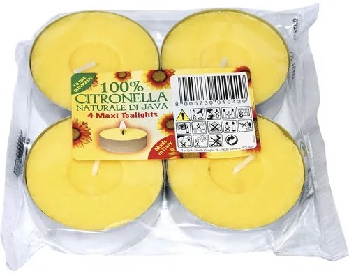 Lumanari pastila citronella 4 buc