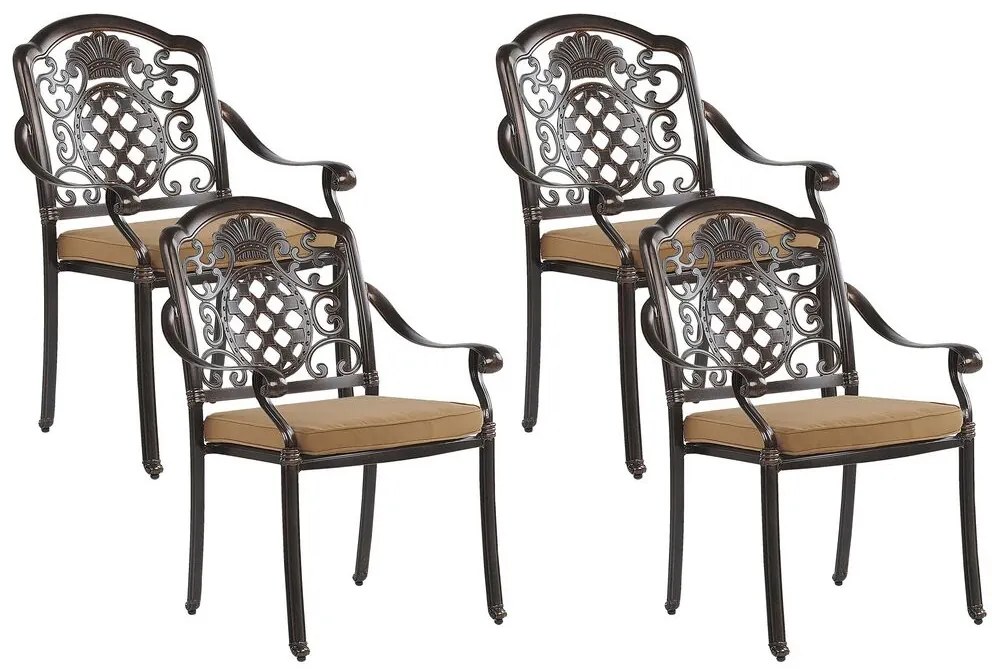 Set mobilier de grădină Salerno (maro) . 1076329