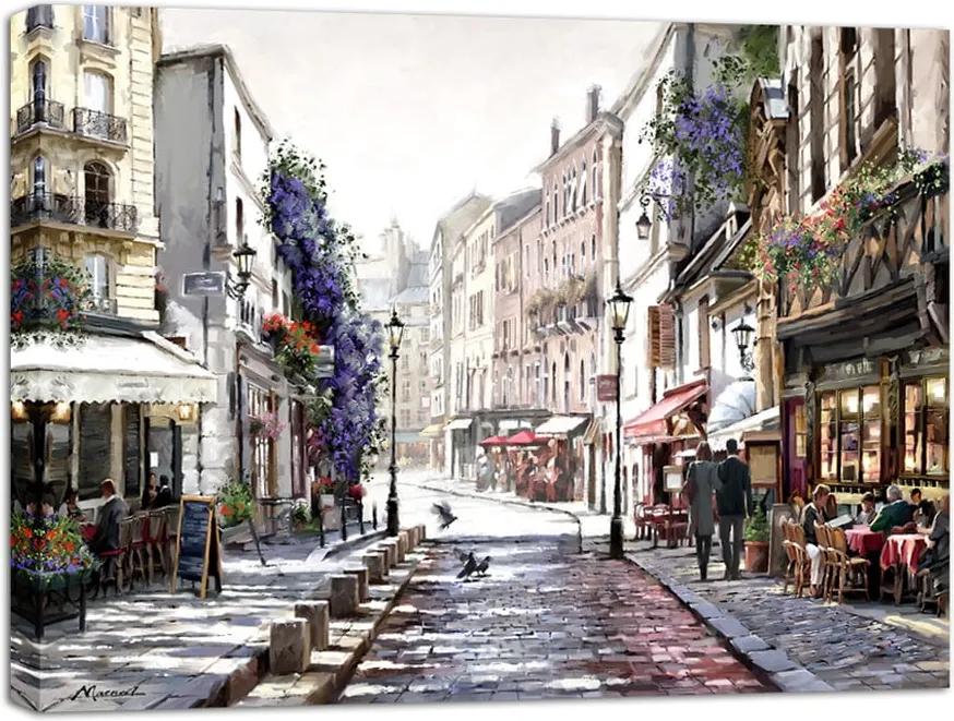 Tablou Styler Canvas Watercolor Paris II, 75 x 100 cm