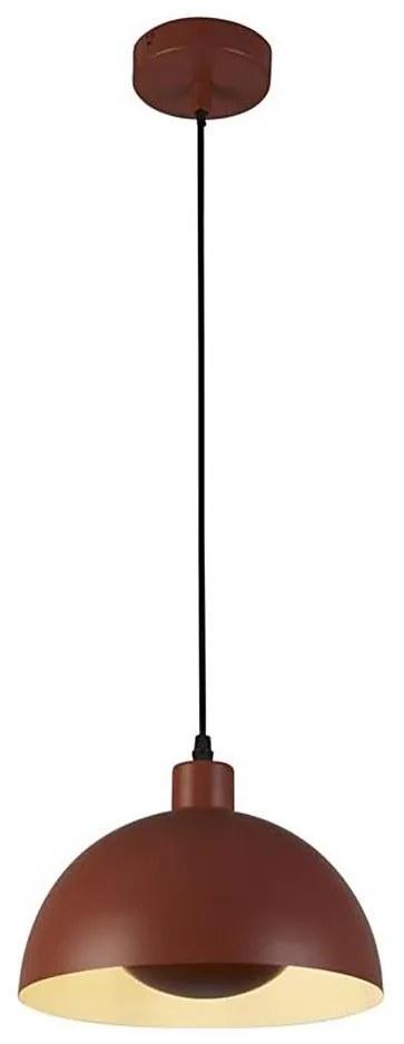 Searchlight 35411OR - Pendul pe cablu MARS 1xE27/60W/230V Ø 40 cm, culoare cărămizie