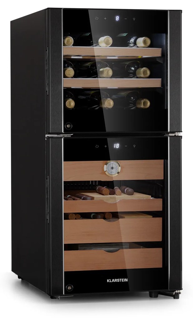 El Dorado 89, umidor și frigider pentru vin, ecran tactil, 89L, LED