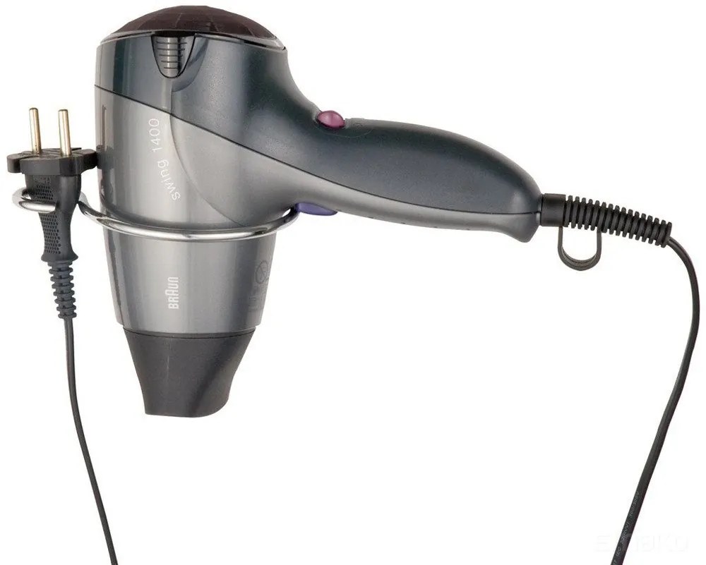 Suport pentru uscător de păr MILANO - oțel cromat, WENKO