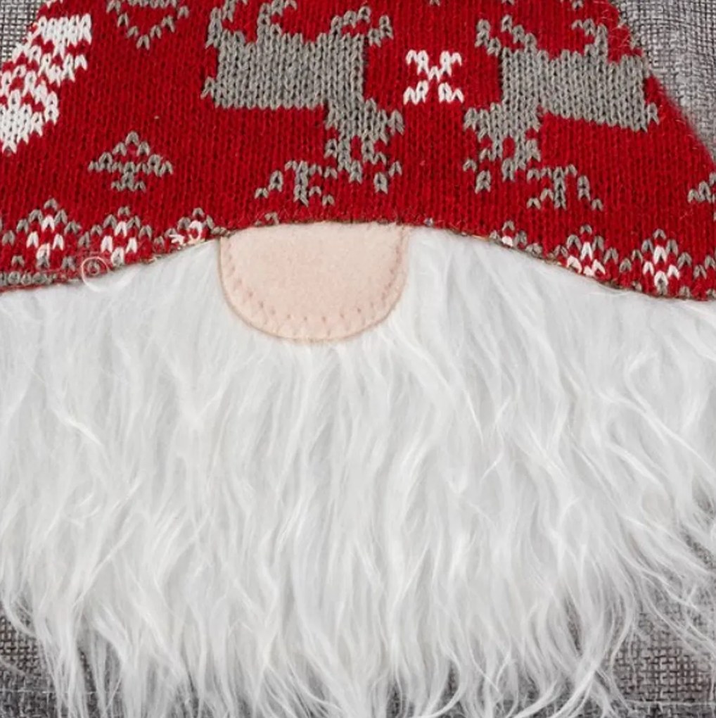 Fugar de masa de Craciun NORDIC GNOME 34x180 cm, gri