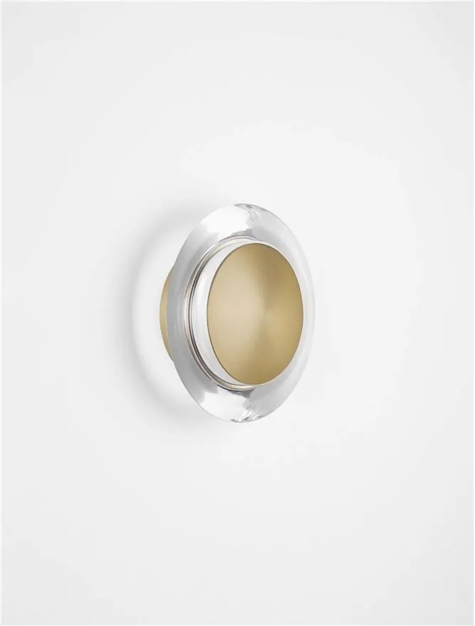 Aplica LED design decorativ AIRIDA Brass Gold