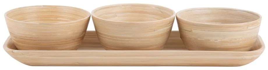 Set de servire în culoare naturală din bambus Puro – PT LIVING